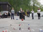 Flaske-bowling-konkurranse